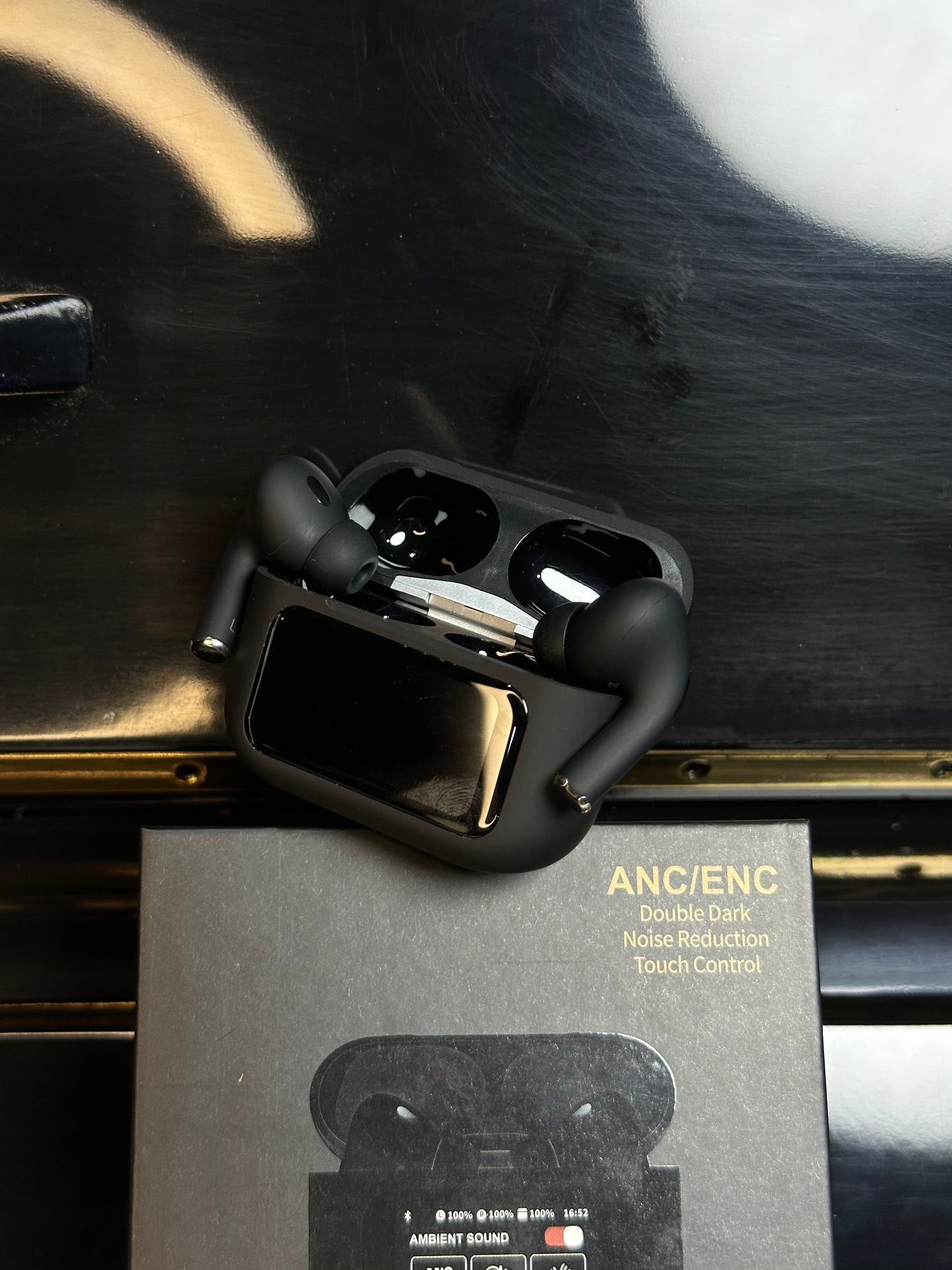 A9 Pro Wireless Earbuds – ANC/ENC, Bluetooth 5.4, Touch Control, ZhongkeLQNXUN Chipset, Black